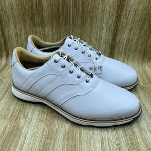 Adidas MC Z-Traxion Mens Size 13 Spikeless Golf Shoes White Leather Boost IF2713